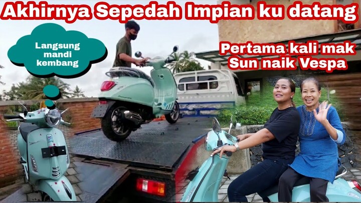 AKHIRNYA SEPEDAH IMPIAN KU DATANG || LANGSUNG UNBOXING AJAK MAK SUN MUTER MUTER