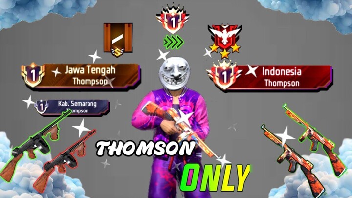 100 Pertandingan Namatin Free Fire Tapi Thomson Only Dari Bronze Sampai Master