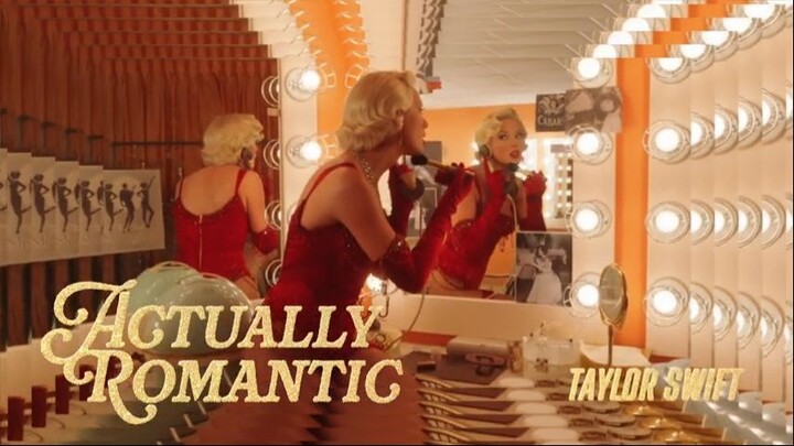 Taylor Swift - Actually Romantic (Lyric Video)