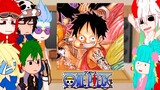 👒 Wano Characters react to Luffy and Others -- Gacha Club -- One Piece -- Monkey D Galinha 👒