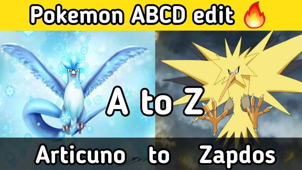 Pokemon Abcd Edit A To Z Pokemon Edit Pokemon Bilibili