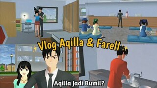 Aqilla & Farell's Vlog✨ Aqilla Positif? || SAKURA SCHOOL SIMULATOR