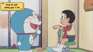 DORAEMON| Đồng hồ mặt phẳng gấp 3 lần