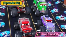 Hero Cars City (Episode 09) The Return of the Monster Trucks (Part 01)