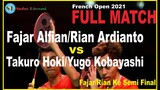 Fajar Alfian/Rian Ardianto vs Takuro Hoki/Hugo Kobayashi French Open 2021, Fajar/Rian Ke Semi Final.