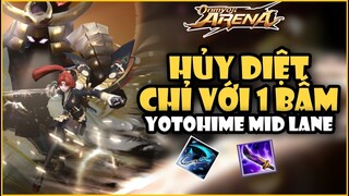 ⭐Onmyoji Arena⭐ Với lối lên trang bị NTN Yoto hime sẽ không ngán đối thủ nào khi SOLO !!!