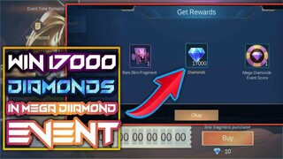 HOW TO WIN 17,000 DIAMONDS IN MEGA DIAMONDS EVENT | MOBILE LEGENDS BANG BANG