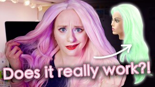 A GLOW IN THE DARK LACEFRONT WIG?? Weekend Wigs Review | AnyaPanda