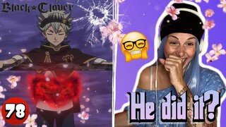 😈ASTA CONTROLS DEMON FORM😈Black Clover Episode 78 REACTION + REVIEW