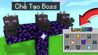 Minecraft Bedwars, Nhưng Chế Tạo Quái Vật Boss Siêu Vip *Sở Hữu Cung Rồng Hacker Troll Noob Team