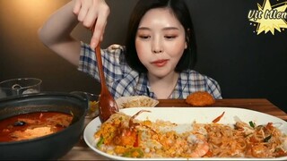 Mì xào Thái, cà ri Ri poo Pat Pong, canh chua tôm cay 8 #amthuc