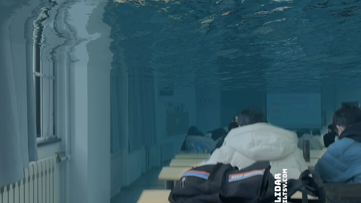 Midway through class, I was suddenly submerged in water—luckily, I know how to dive!