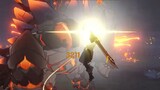 [Game] "Genshin Impact" | Diluc Pamer Serangan Pedang Sambil Melompat 
