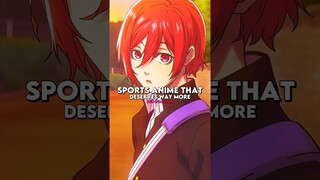 Sports anime that deserves way more recognition | part 1 #shorts #anime #animeedit