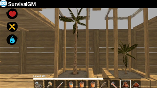 sinh tồn trên bè, bé cá mới sinh và chậu cây DỪA #41#game