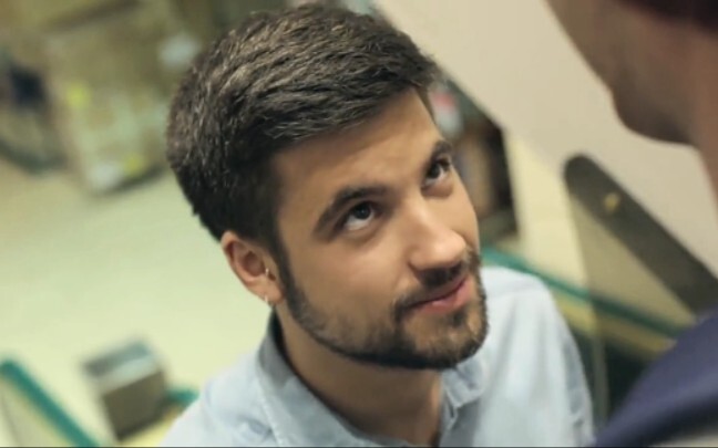 Cute handsome guy flirts with deaf-mute man, the sweetness is off the charts