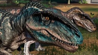 2 TLW Giganotosaurus & 4 Nigersaurus Breakout - Jurassic World Evolution Mods (4K 60FPS)