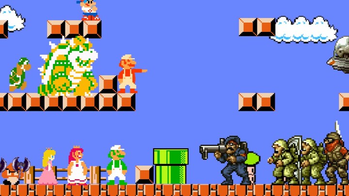 【Đại kết cục】Metal Slug đại chiến Mario: Trận chiến cuối cùng