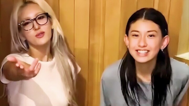 Somi+亲妹妹一起跳Fast forward！