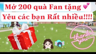 MỞ 200 HỘP QUÀ FAN TẶNG-I LOVE MY FANS !!!