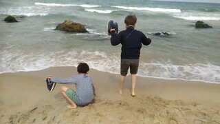 Family went to Samcheok (Beach)