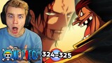 ACE VS. BLACKBEARD IS PEAK!!! | One Piece Episode 324-325 Reaction