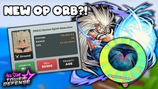 DEMONIC ORB MAKES DEMON YUSUKE OP!? DEMONIC ORB SHOWCASE | ALL STAR TOWER DEFENSE ROBLOX