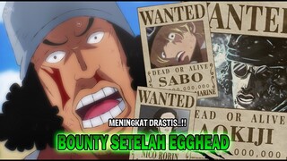 FANTASTIS!! INILAH 7 BOUNTY TERBARU SETELAH INSIDEN EGGHEAD!! 2 DIANTARA MEREKA DILUAR DUGAAN!!