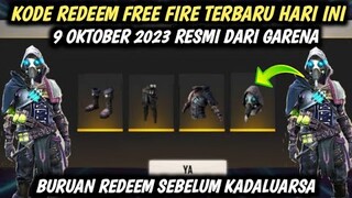 KODE REDEEM FREE FIRE HARI INI 9 Oktober 2023 || KODE REDEEM FF 2023 HARI INI
