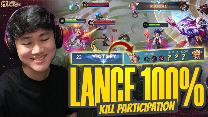 LANCELOT JEJE 100% KILL PARTICIPATION SELALU JOIN TEAM FIGHT AGGRESIVE - Mobile