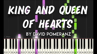 King and Queen of Hearts by David Pomeranz piano cover + sheet music & lyrics