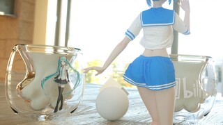 Dance MMD Anti-gravity &Miku in Sailor Suit