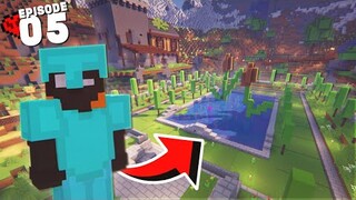 Aku BANGUN TAMAN IMPIAN MANUSIA Di HARDCORE MINECRAFT TRAILER #5