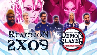Demon Slayer Entertainment District Arc - 2x9 Infiltrating the Entertainment District-Group Reaction