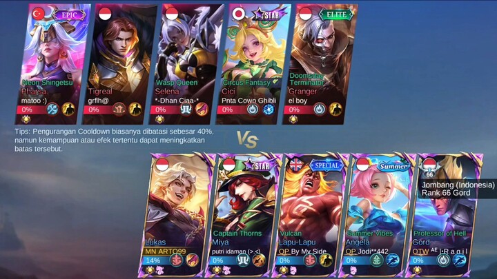 Lukas bar-bar gila war sampai MVP☺😊😘