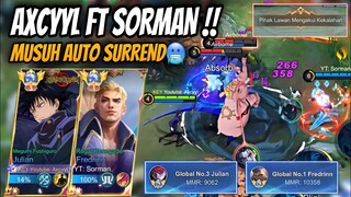 Main Bareng Sorman Top 1 Global Fredrinn !! Musuh Auto Surrend🥶