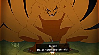 kenangan naruto bersama kurama.☝😌😭