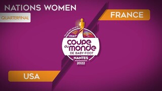 2022 ITSF World Cup - Nation Women Quarter Final _ USA 🇺🇲 vs FRANCE 🇫🇷 - Par