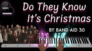 Do They Know It's Christmas by Band Aid 30 piano cover + sheet music + lyrics