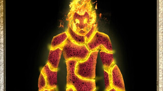 True~ben10 Flame Man