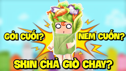 SKIN CHẢ GIÒ CHAY HAY GỎI CUỐN HAY BẮP CẢI CUỐI TRONG MINI WORLD__MEOWPEO TRÀ TRỘN SẢNH LIÊN THÔNG