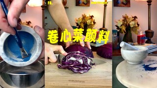 用卷心菜来做个颜料🎨