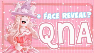 QnA + FACE REVEAL?| ROBLOX