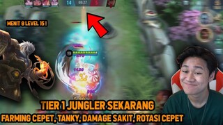 ROTASI FARMING BAXIA JUNGLER LEVEL 15 MENIT 8! HERO JUNGLER TIER 1 SEKARANG - Mobile Legends