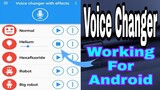 Voice Changer With Effects - Good For Android User || Working 100%