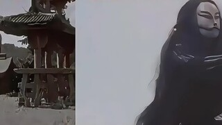 Ultraman catches a knife with bare hands
