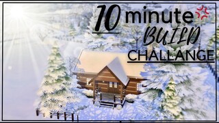 Trying to build a house under ten minutes  ( STRESSFUL!)  // THE SIMS 4