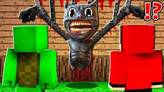 What HAPPENED with Cartoon Cat ? MIKEY and JJ vs Creepy Cat Investigation! - in Minecraft Maizen