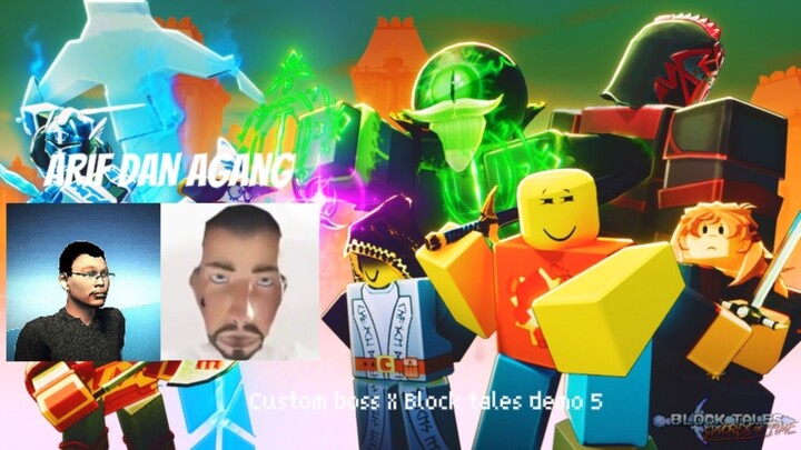 Roblox block tales battle simulator Custom Boss X Demo 5