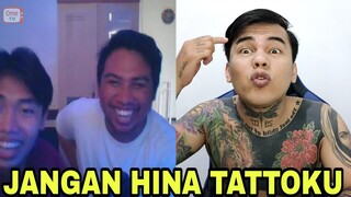 Gogo Sinaga murka tattonya di ejek || Prank Ome TV